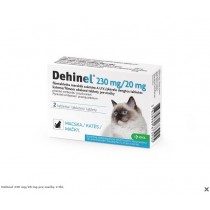 Dehinel 230 mg/20 mg pre mačky 2 tbl.